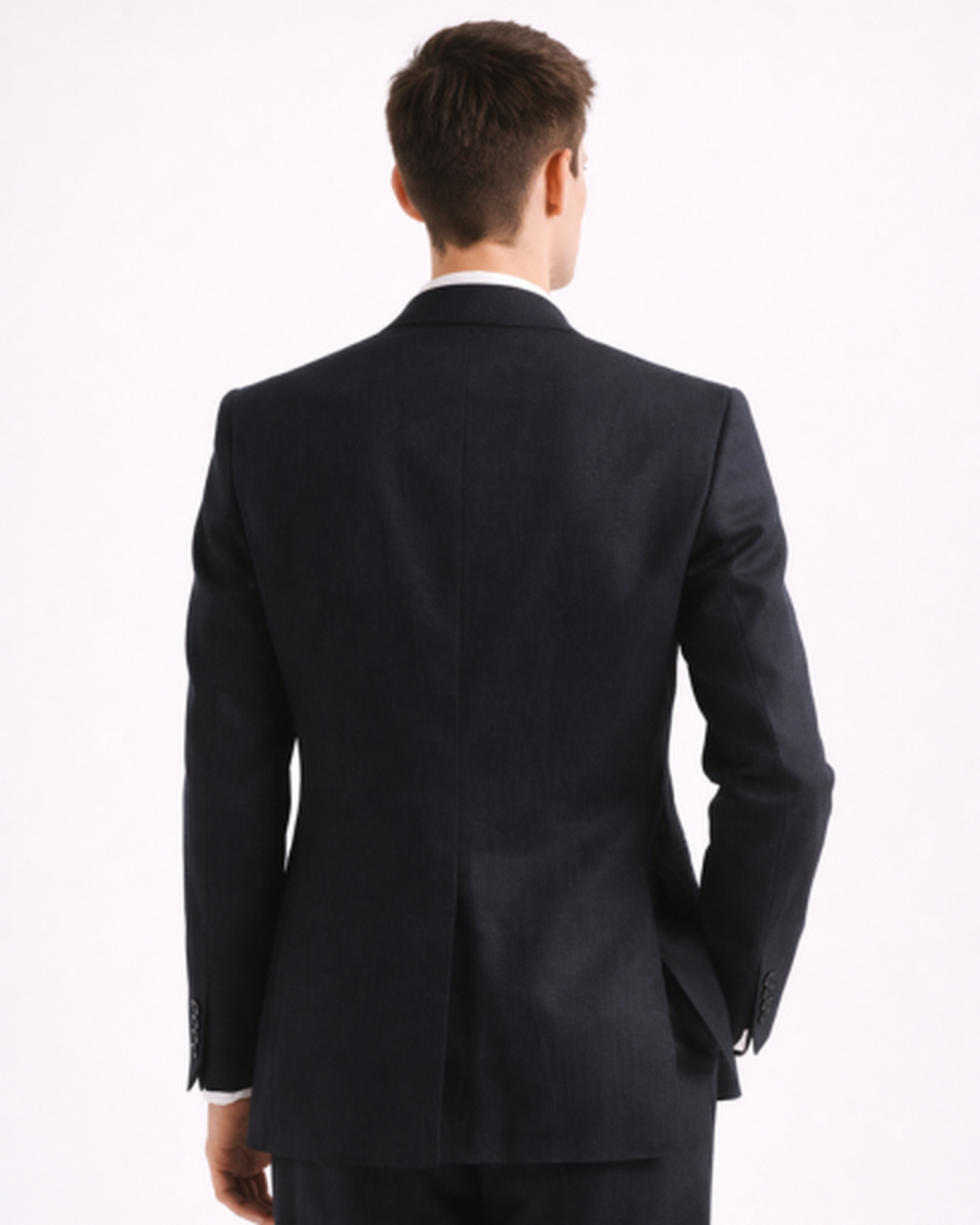 Blazer croisé homme coupe ajustée – vue 9