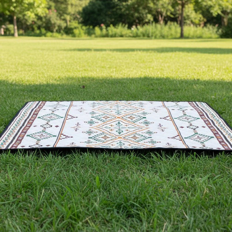 Portable Camping Blanket – Durable, Gray, for Camping, Picnics, and Outdoor Activities