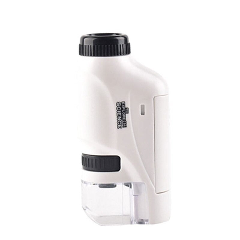 Microscope de Poche Enfant avec Éclairage LED - Grossissement 120x