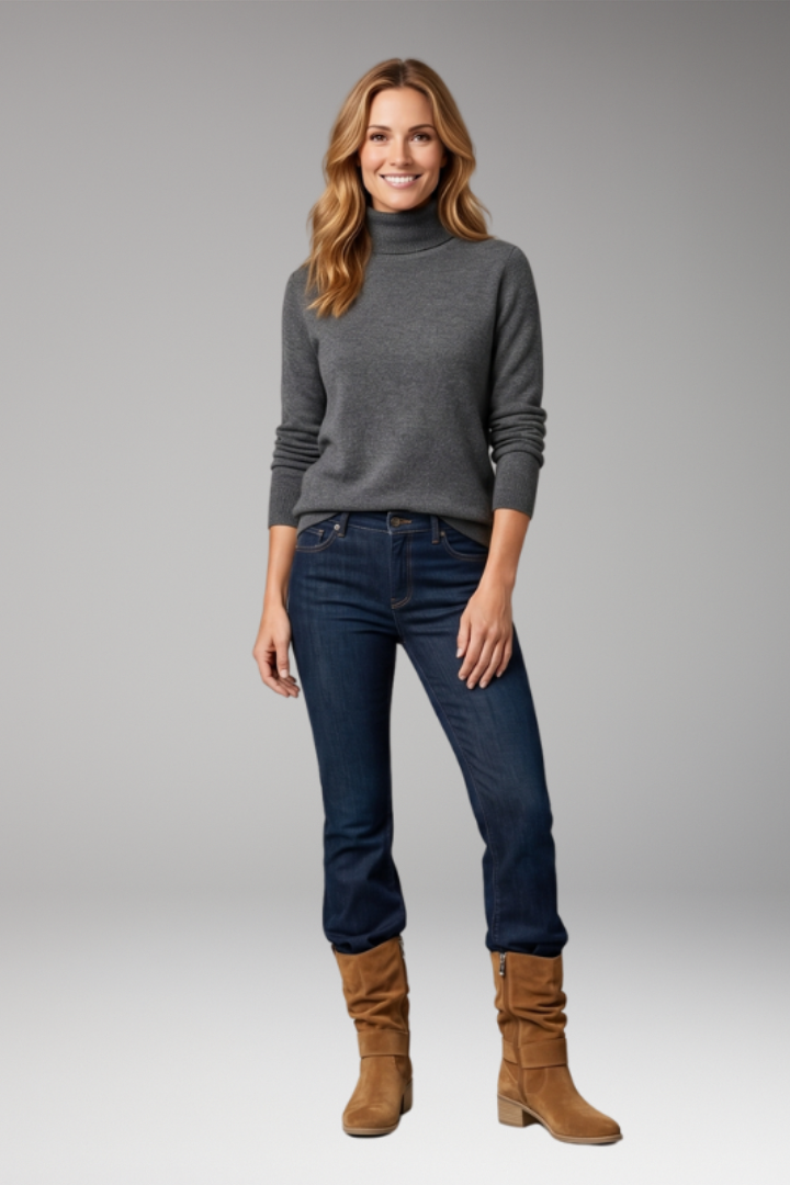 Bottines Femme Effet Slouchy en Daim, Zip Latéral et Semelle Orthopédique