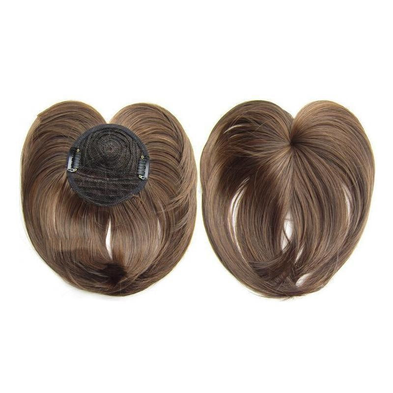 Women's Discrete Hair Topper – Short Style with Volume and Clips 4
