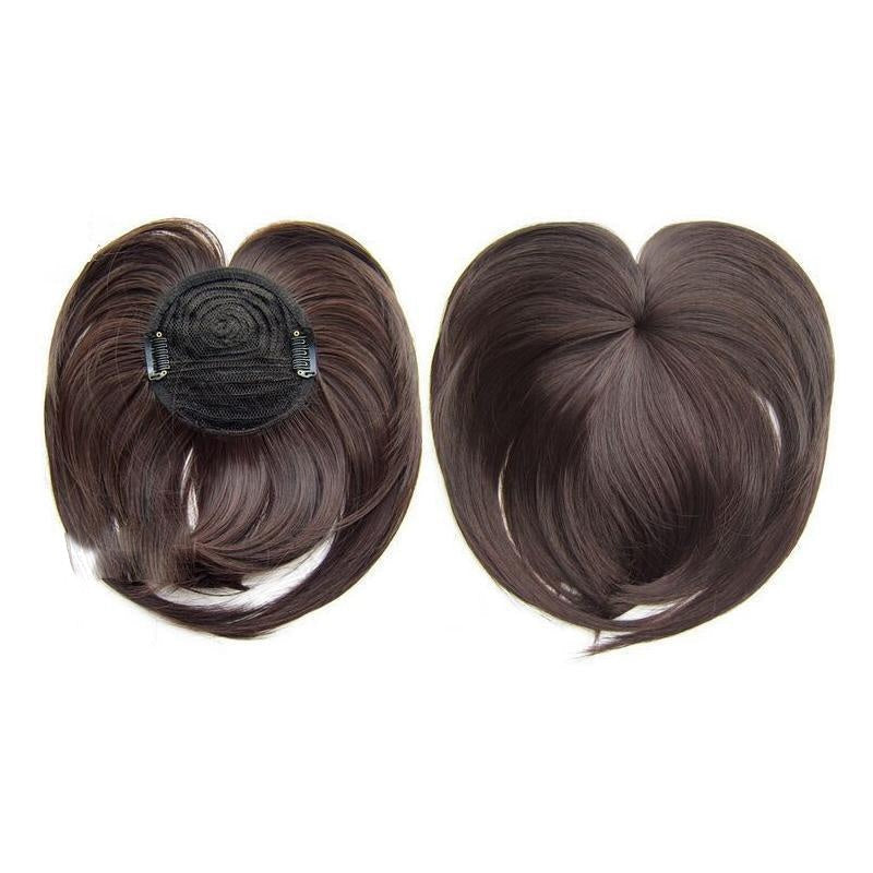 Women's Discrete Hair Topper – Short Style with Volume and Clips 5