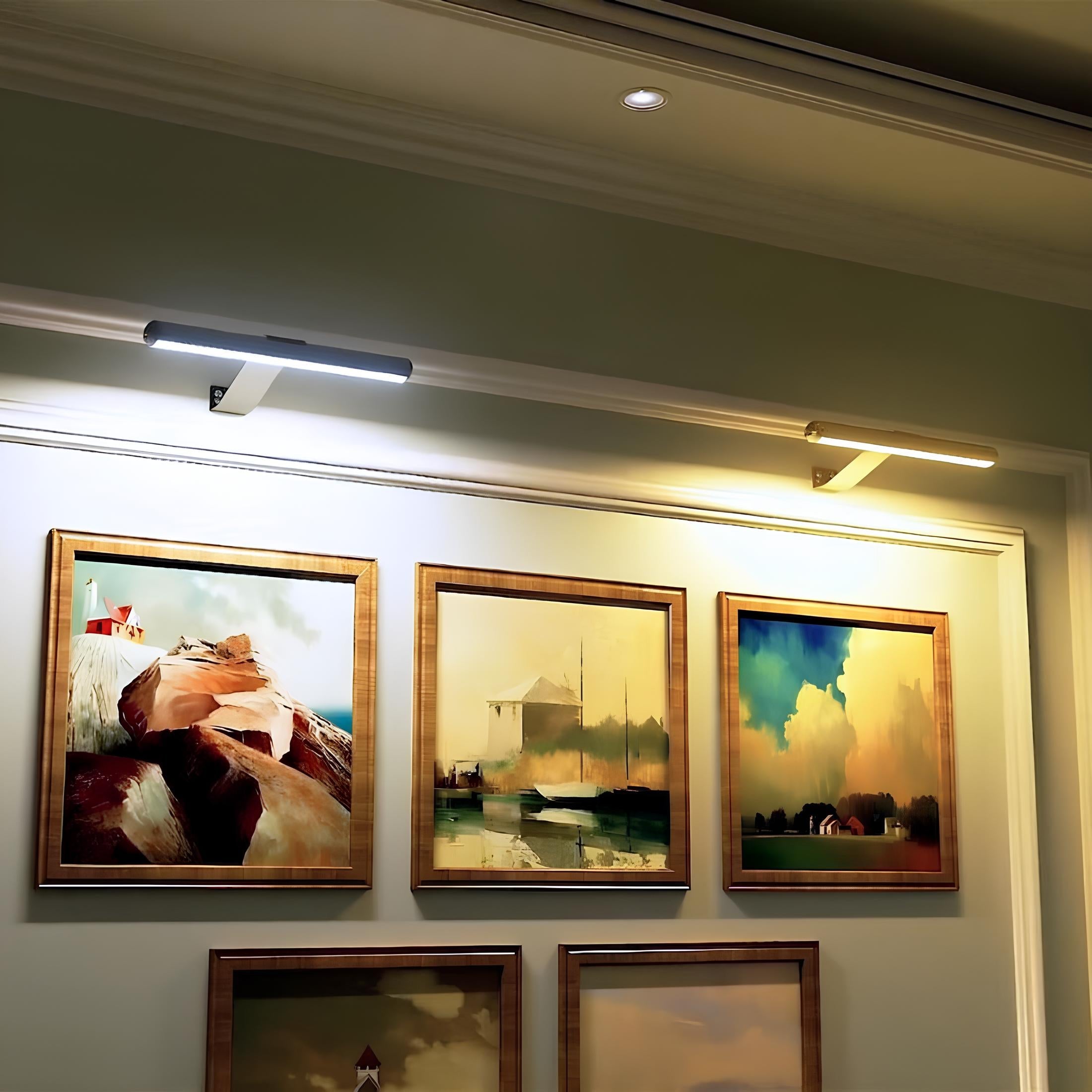 Applique murale sans fil – Aluminium, style moderne avec LED à intensité variable pour la décoration ou le salon