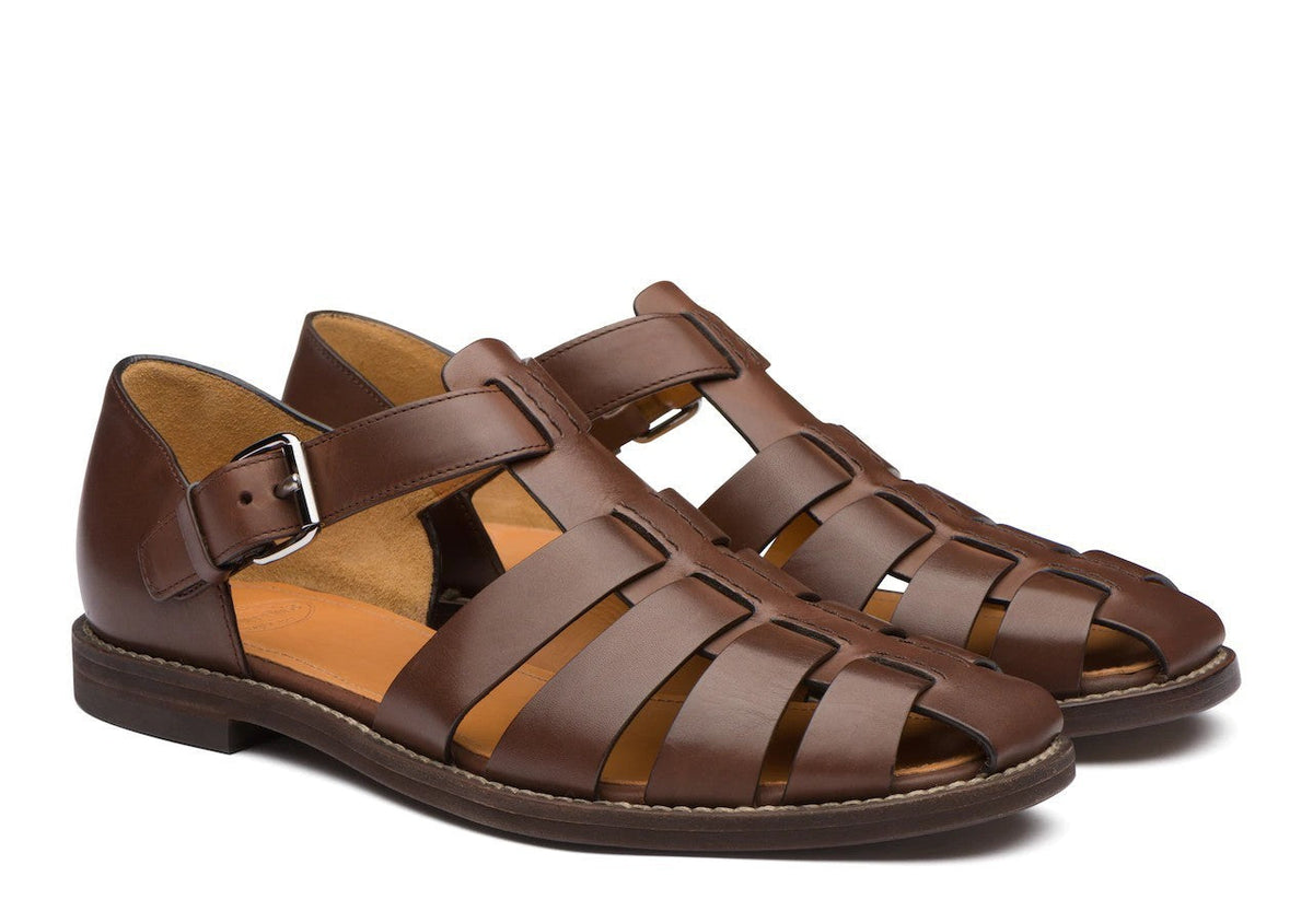 Sandales Homme Été Bout Fermé à Boucle Réglable