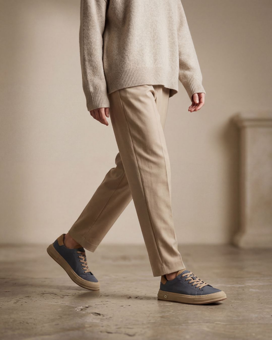 Sneakers Basses en Toile Minimalistes