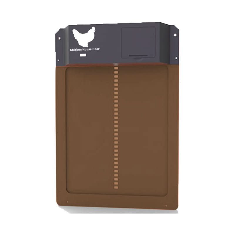 Automatic chicken coop door – Weatherproof with a light sensor for secure access to the chicken coop