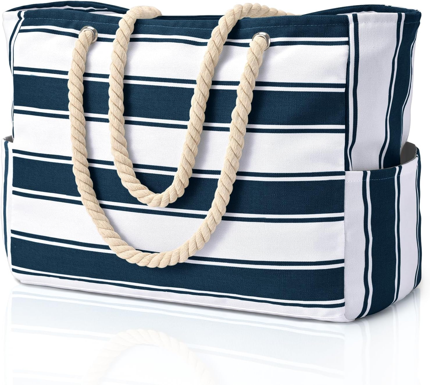 Bolso de playa extragrande: impermeable, resistente a la arena y espacioso, ideal para la playa, la piscina o las salidas de fin de semana