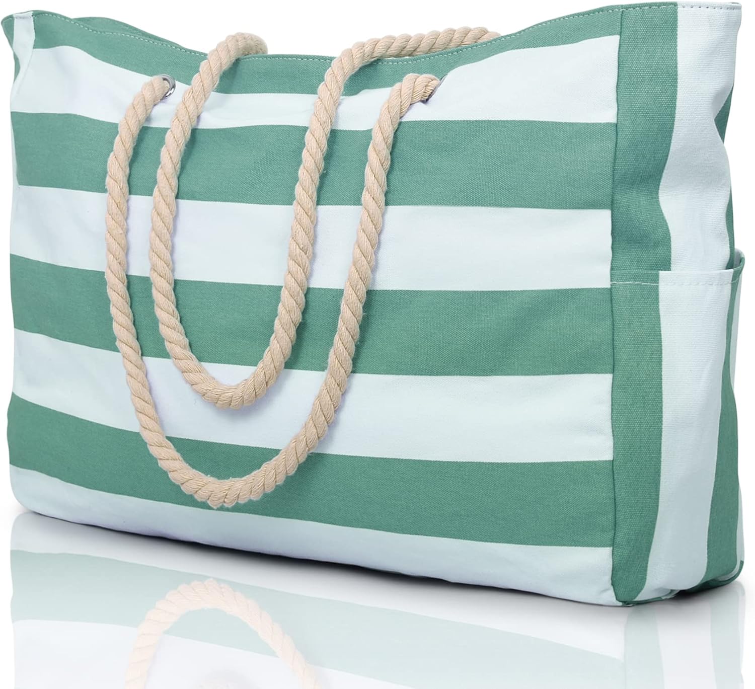 Bolso de playa extragrande: impermeable, resistente a la arena y espacioso, ideal para la playa, la piscina o las salidas de fin de semana