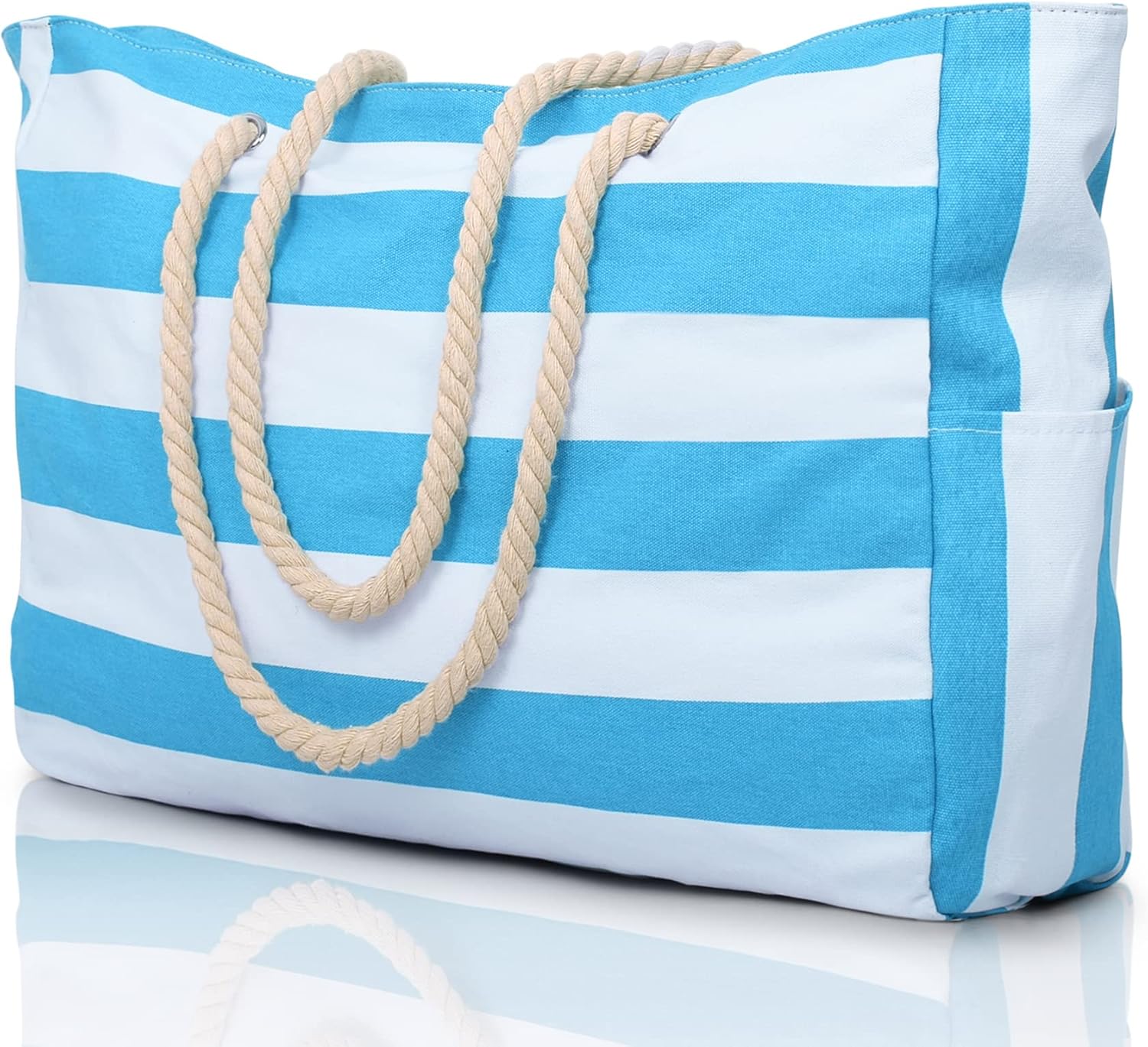Bolso de playa extragrande: impermeable, resistente a la arena y espacioso, ideal para la playa, la piscina o las salidas de fin de semana