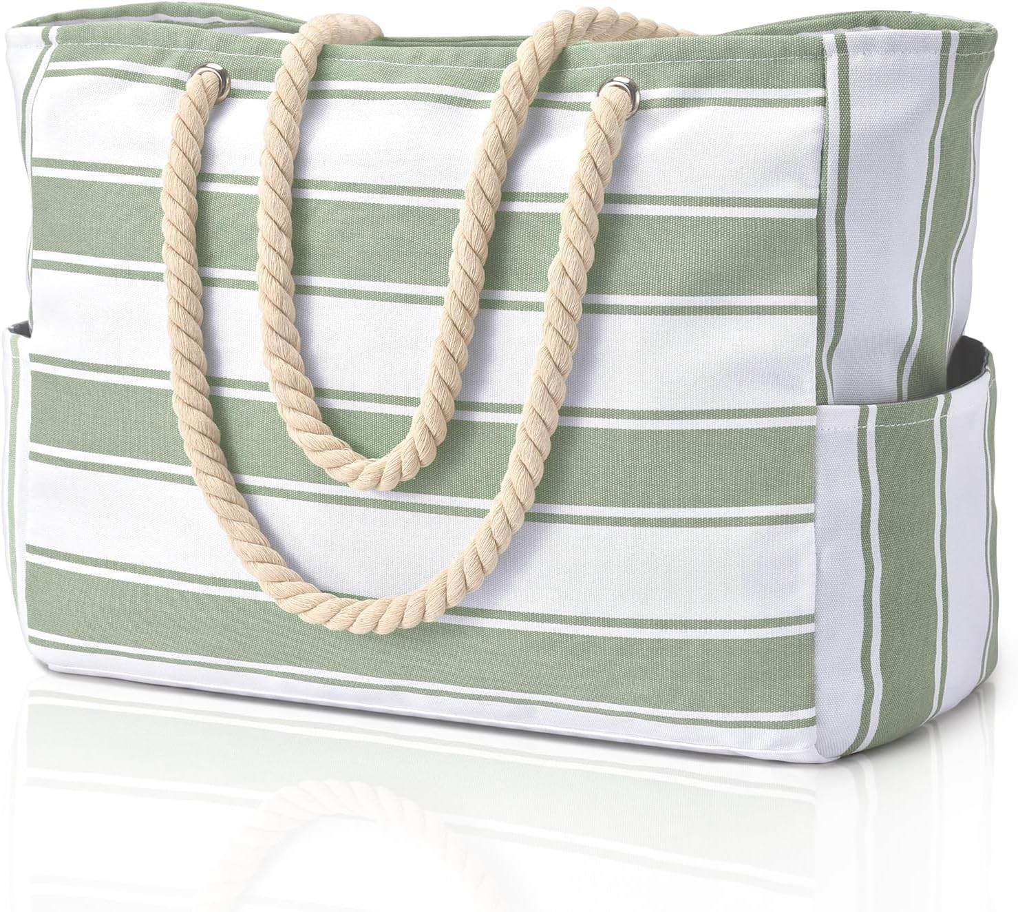 Bolso de playa extragrande: impermeable, resistente a la arena y espacioso, ideal para la playa, la piscina o las salidas de fin de semana