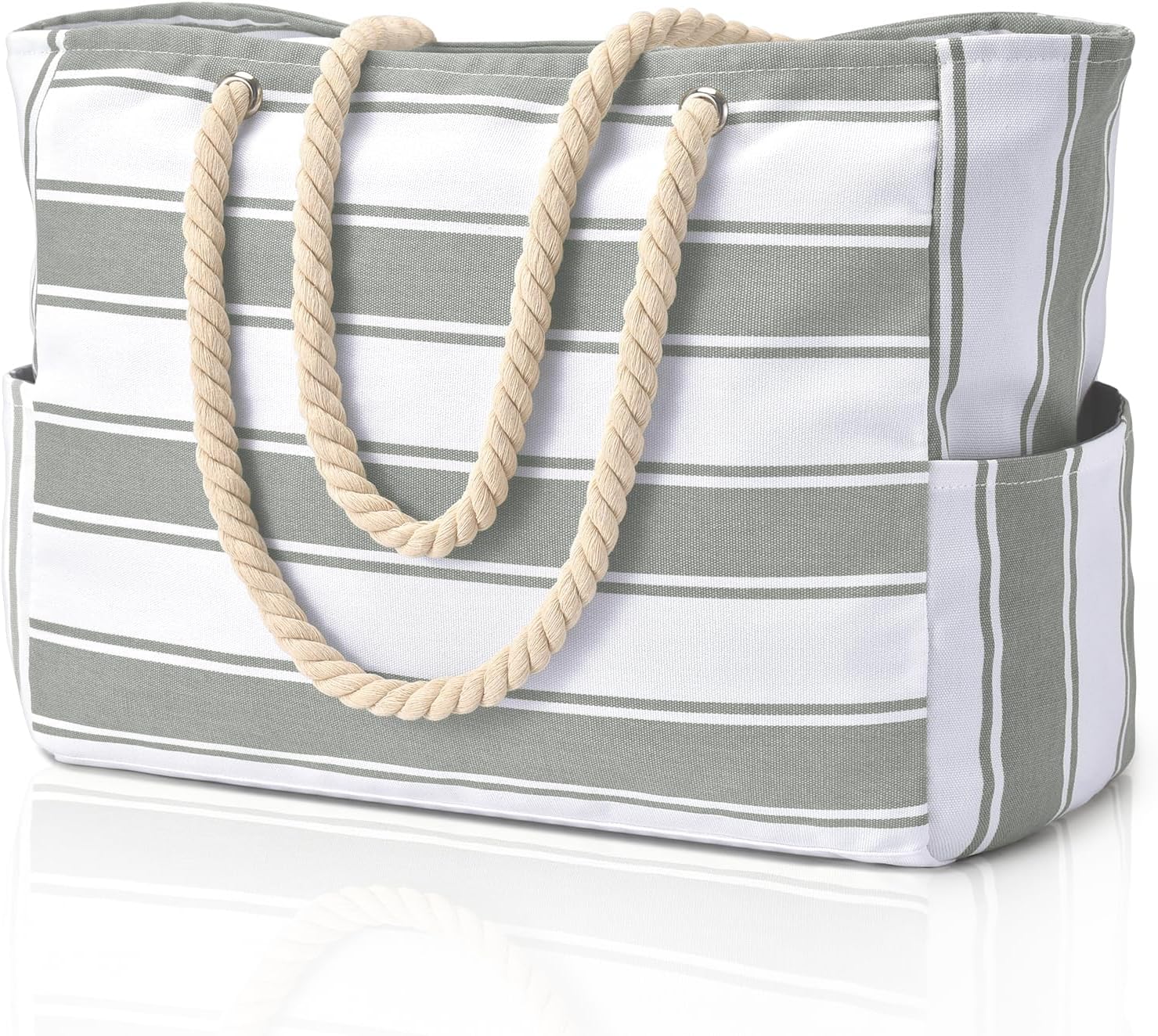 Bolso de playa extragrande: impermeable, resistente a la arena y espacioso, ideal para la playa, la piscina o las salidas de fin de semana