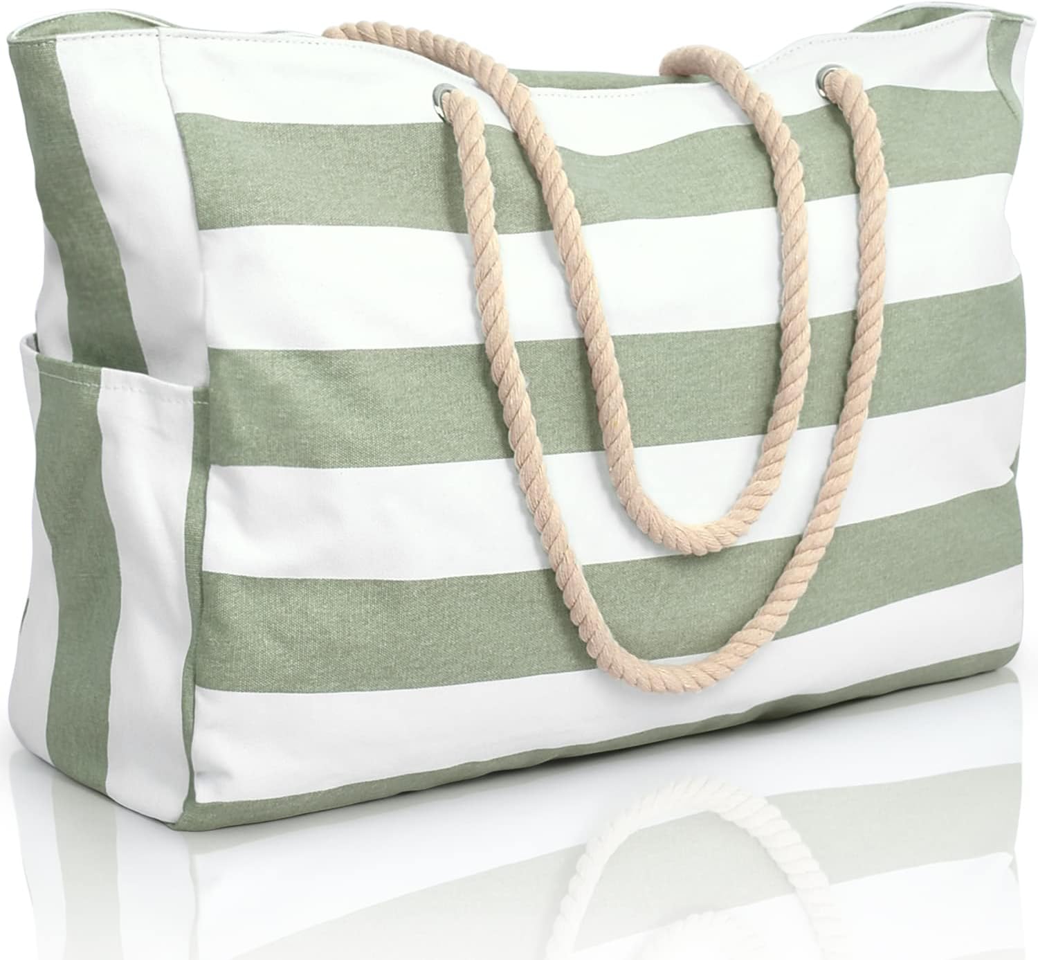 Bolso de playa extragrande: impermeable, resistente a la arena y espacioso, ideal para la playa, la piscina o las salidas de fin de semana
