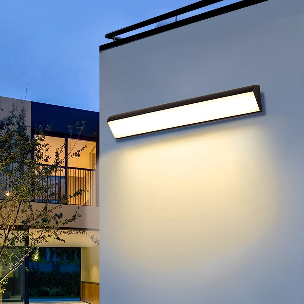 Applique Murale Extérieure LED Linéaire Étanche IP65 - Terrasse et Jardin