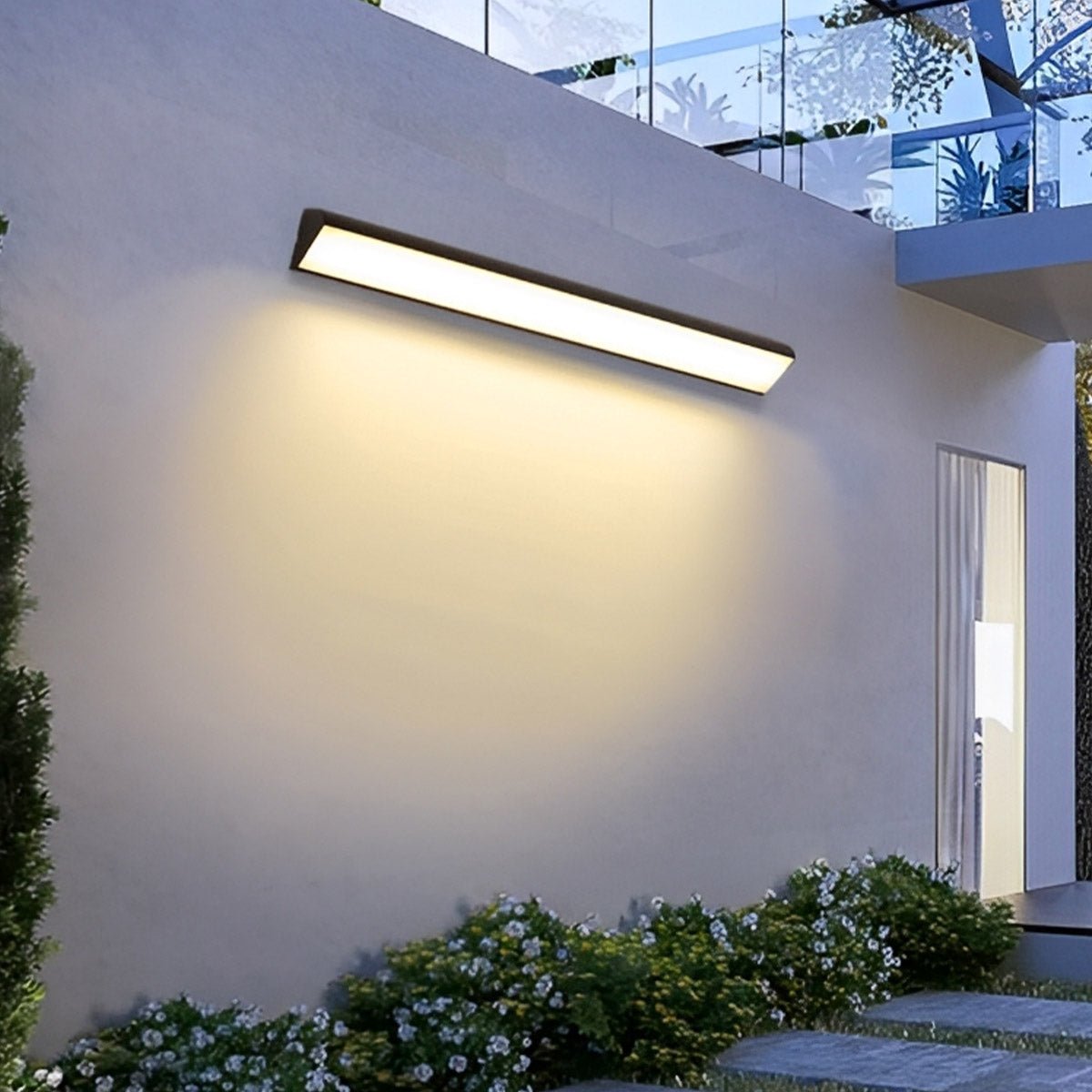 Applique Murale Extérieure LED Linéaire Étanche IP65 - Terrasse et Jardin