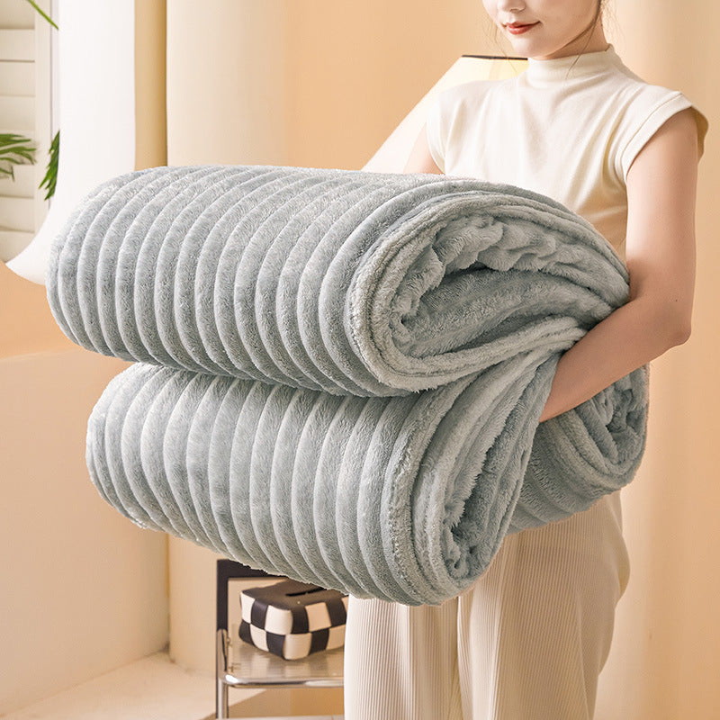 Plaid à Relief Texturé pour Canapé ou Lit | Grand Format
