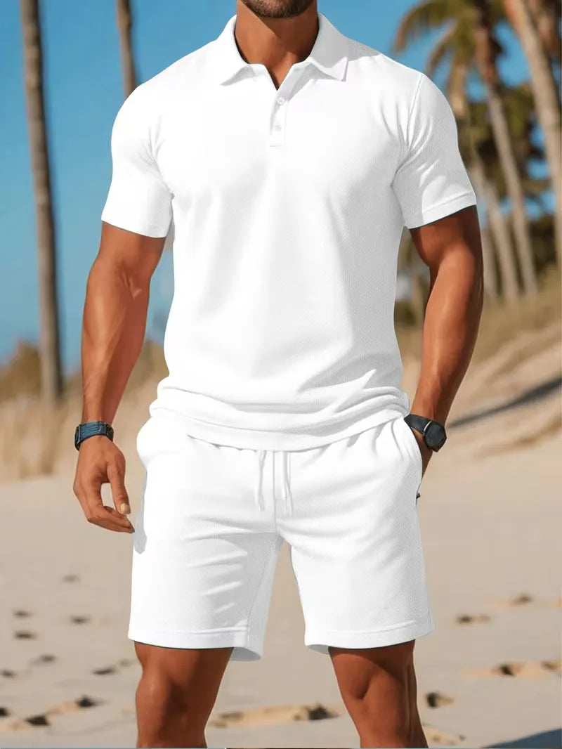 Ensemble Homme Polo et Short Léger d'Été