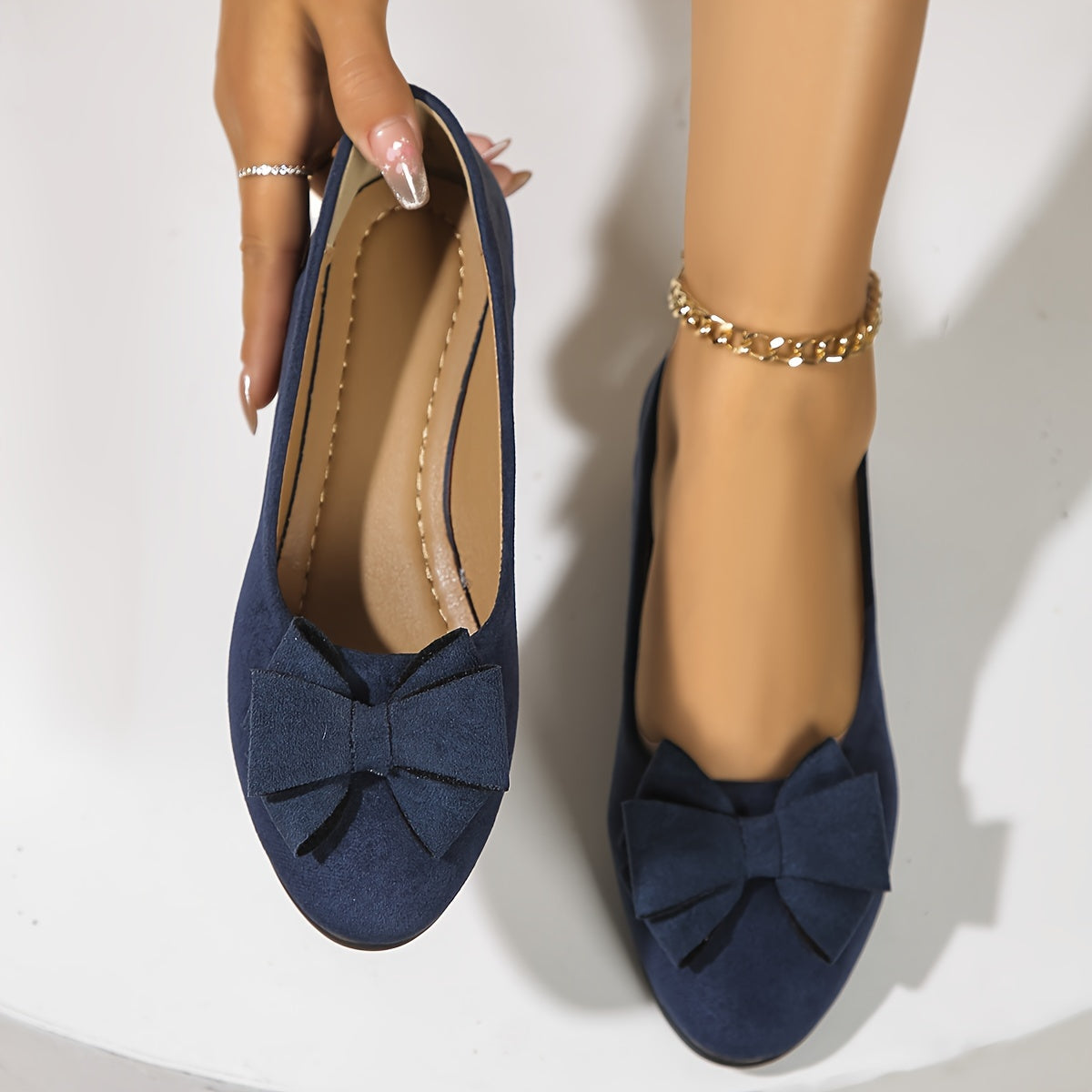 Chaussures Plates Orthopédiques Femme - Nœud Chic et Semelle Confort