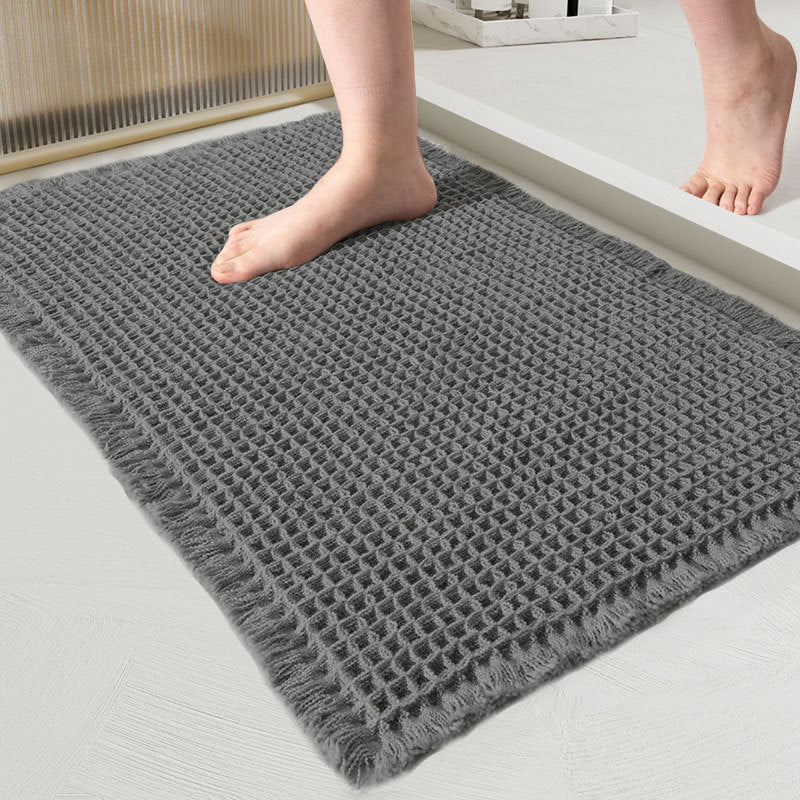 Tapis de Bain Antidérapant Nid d'Abeille - Séchage Rapide