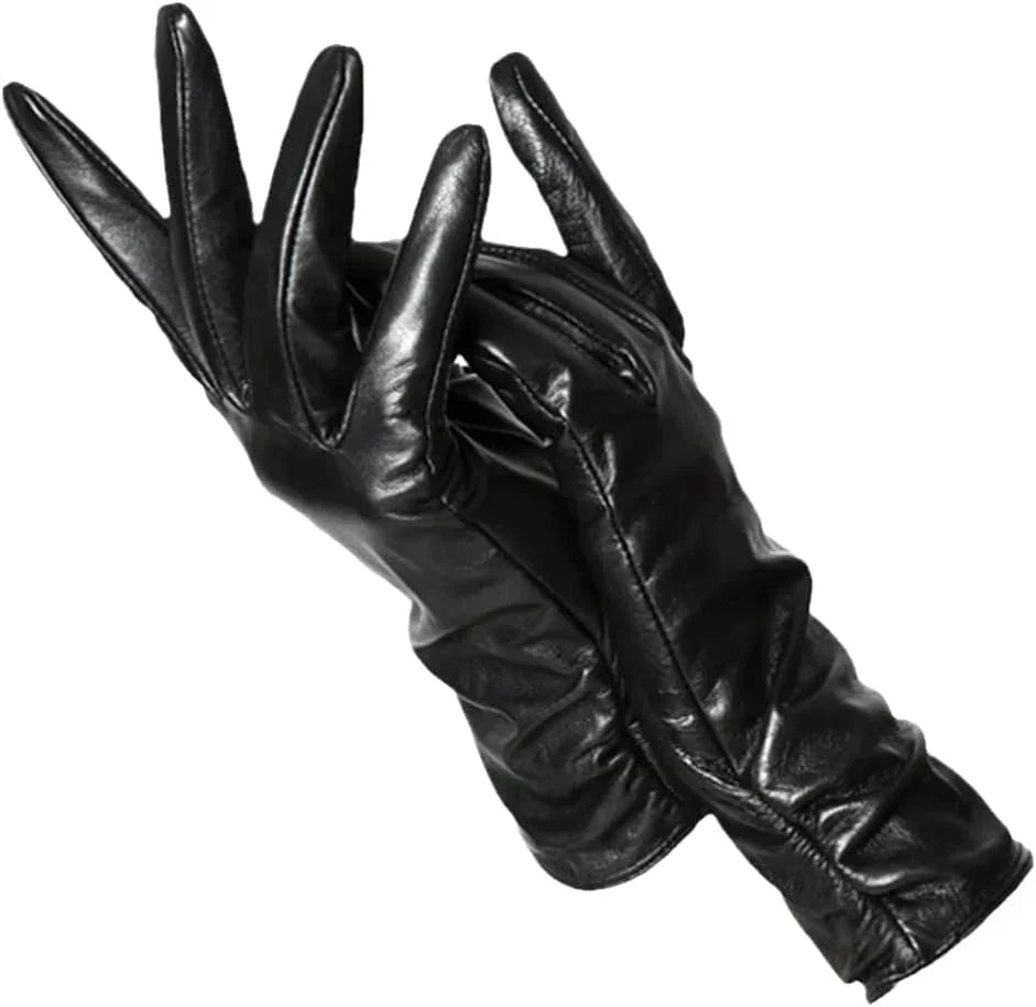 Winterhandschoenen van schapenleer voor dames – met wollen voering voor een elegante stijl en comfort