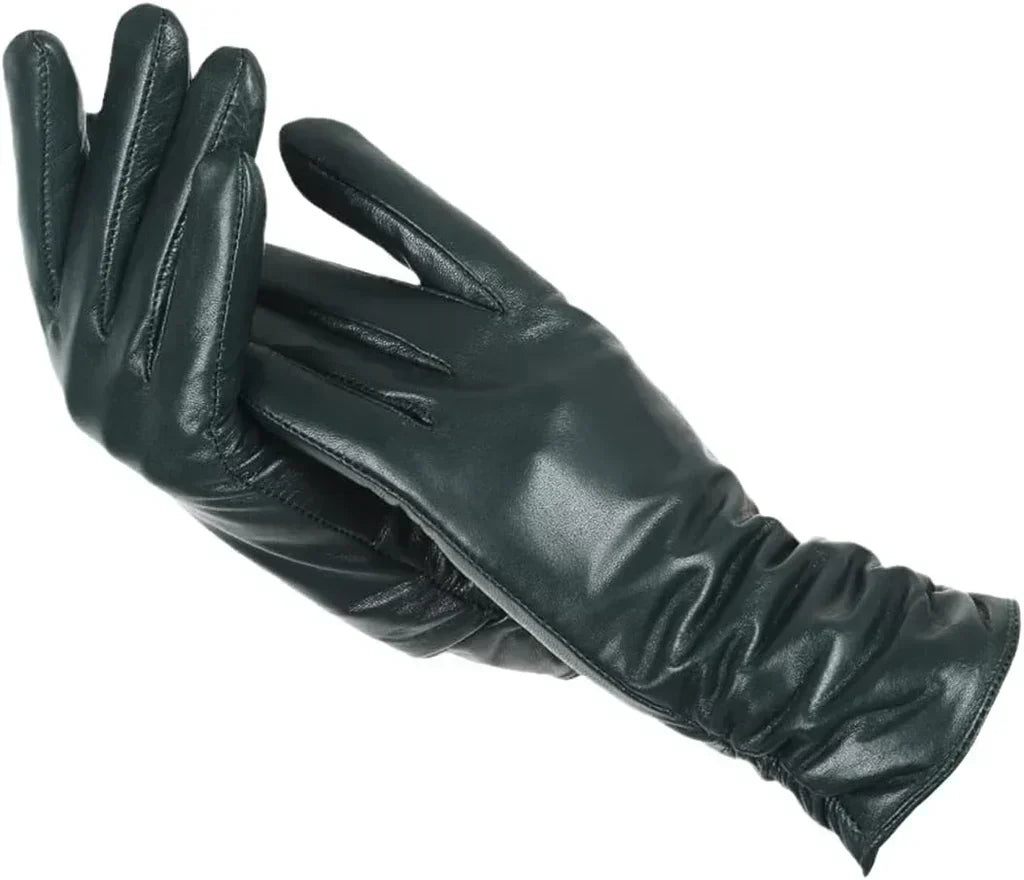 Winterhandschoenen van schapenleer voor dames – met wollen voering voor een elegante stijl en comfort