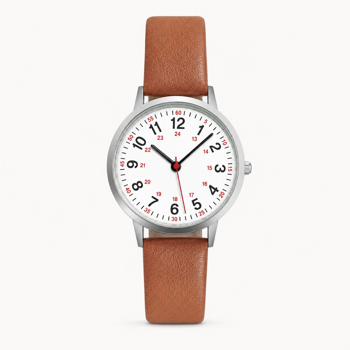 Clinical Nurse Watch – Water-Resistant with a Second Hand and Silicone Strap for Healthcare Professionals