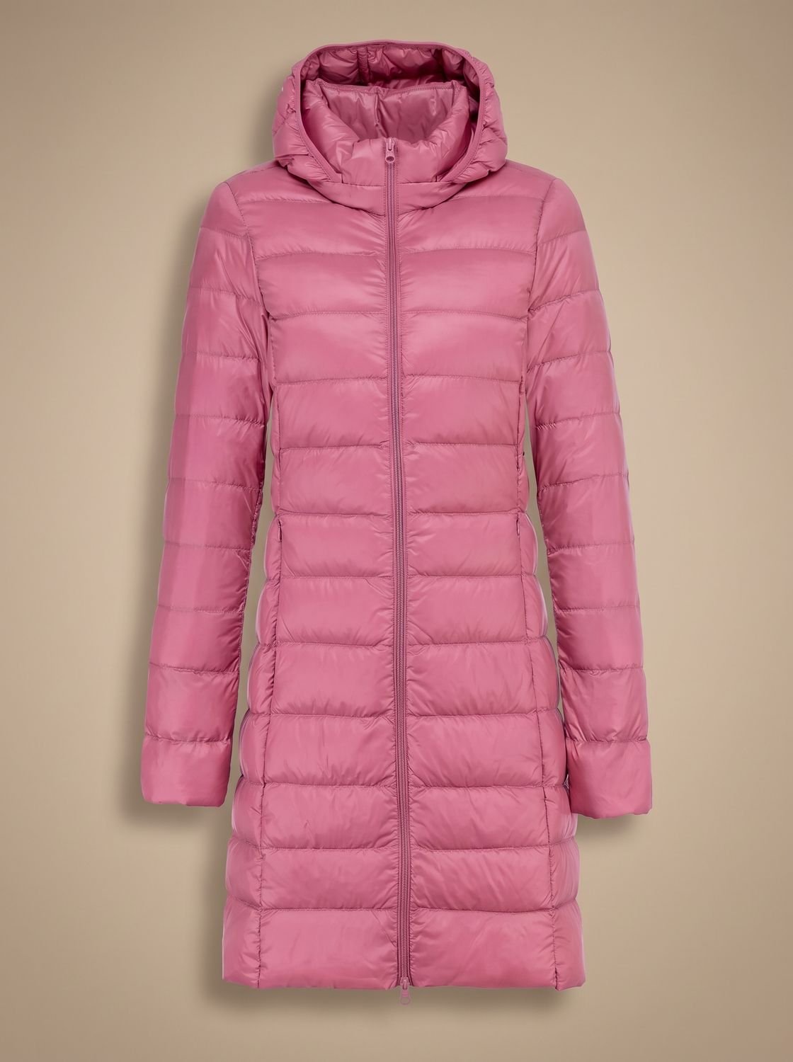 Manteau Hiver Femme Long à Capuche Ultraléger Matelassé