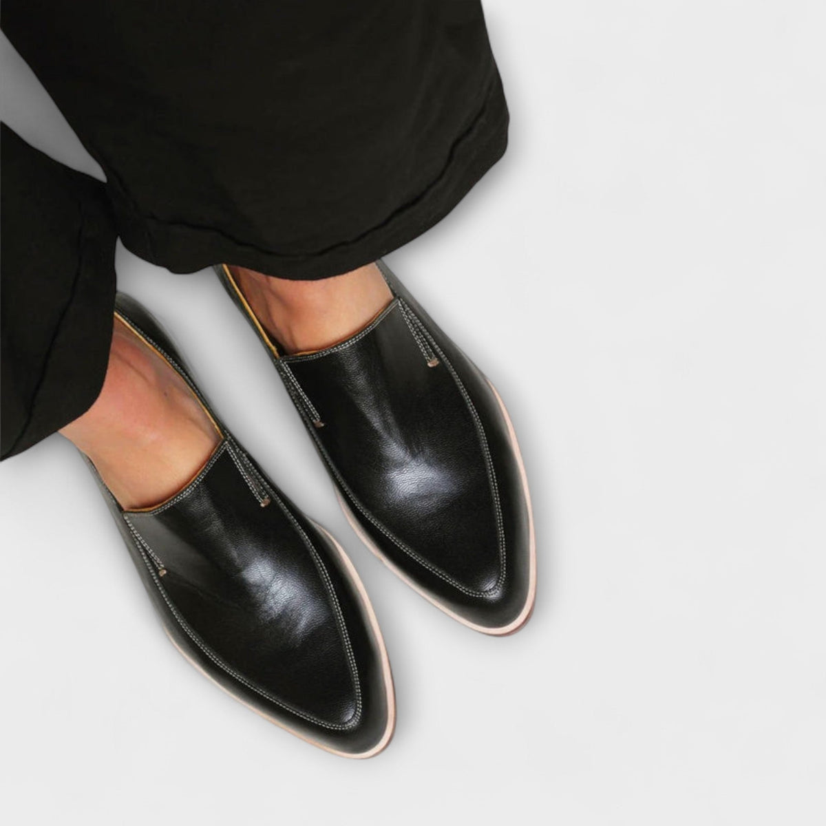 Mocassins Orthopédiques Femme Noirs Confort Quotidien