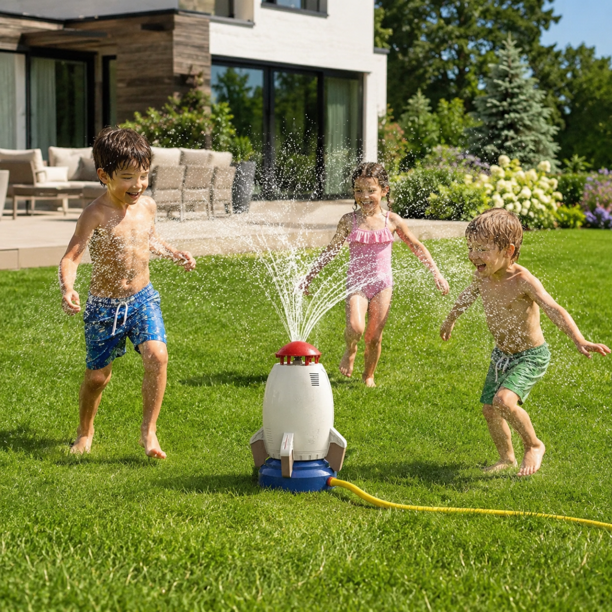 Children's Water Play Area – 360° Rotation, Safe and Durable for Play in the Garden or at the Beach