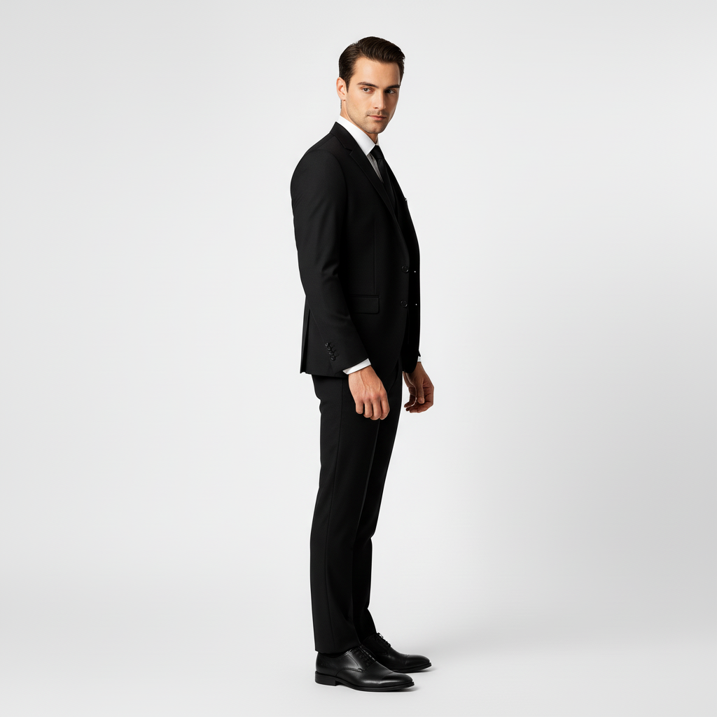 Costume Homme 3 Pièces avec Gilet - Veste, Gilet et Pantalon