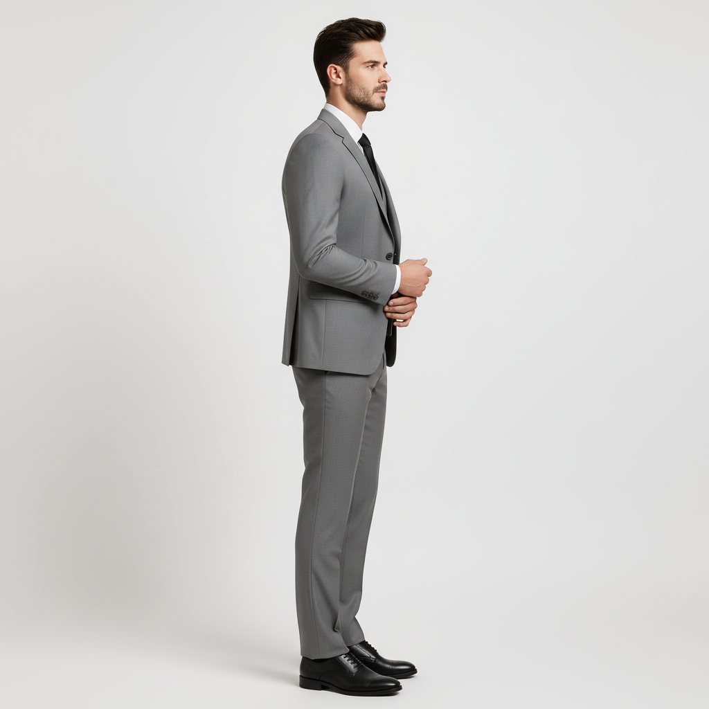 Costume Homme 3 Pièces avec Gilet - Veste, Gilet et Pantalon
