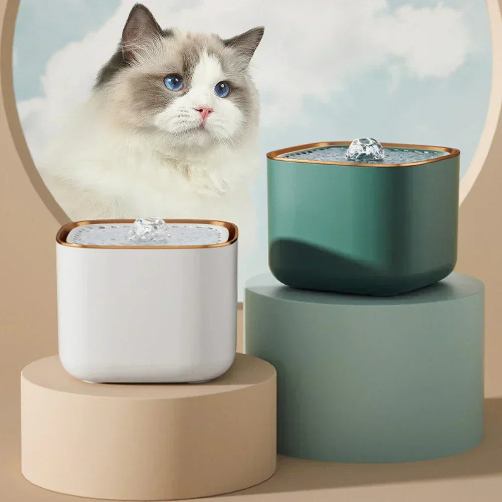 Fontaine à Boire pour Chiens et Chats – 3L, Design Silencieux avec Filtre à Eau Intégré pour Usage Domestique