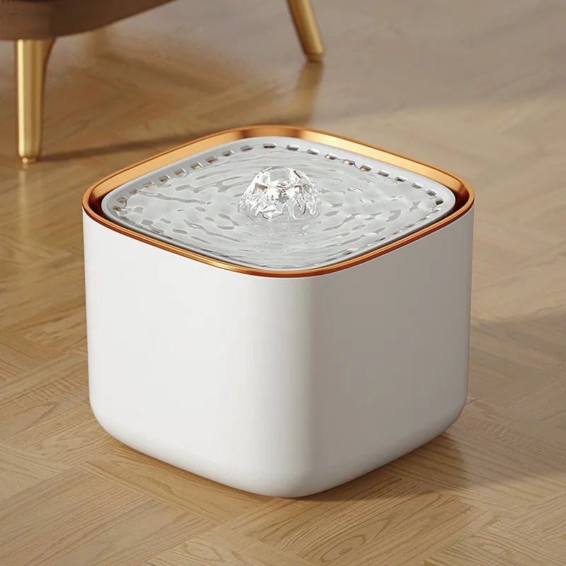 Fontaine à Boire pour Chiens et Chats – 3L, Design Silencieux avec Filtre à Eau Intégré pour Usage Domestique
