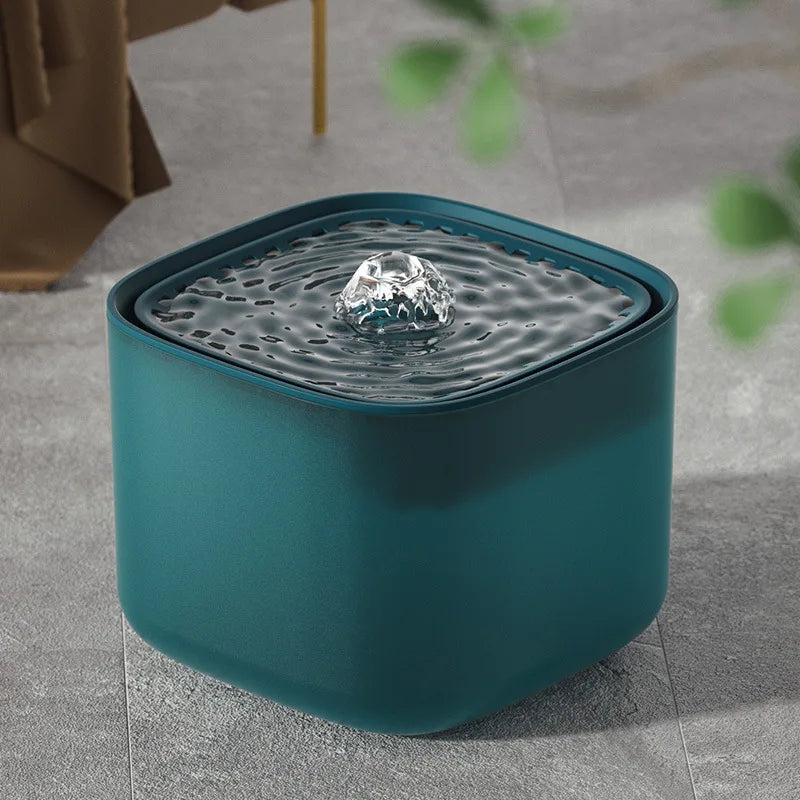 Fontaine à Boire pour Chiens et Chats – 3L, Design Silencieux avec Filtre à Eau Intégré pour Usage Domestique