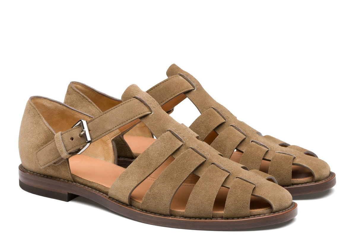 Sandales Homme Été Bout Fermé à Boucle Réglable