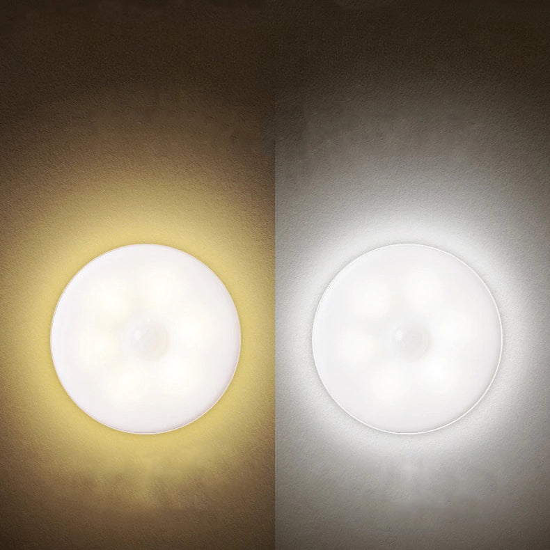 Lampe à détecteur de mouvement – Blanche, design écoénergétique pour couloir ou escalier