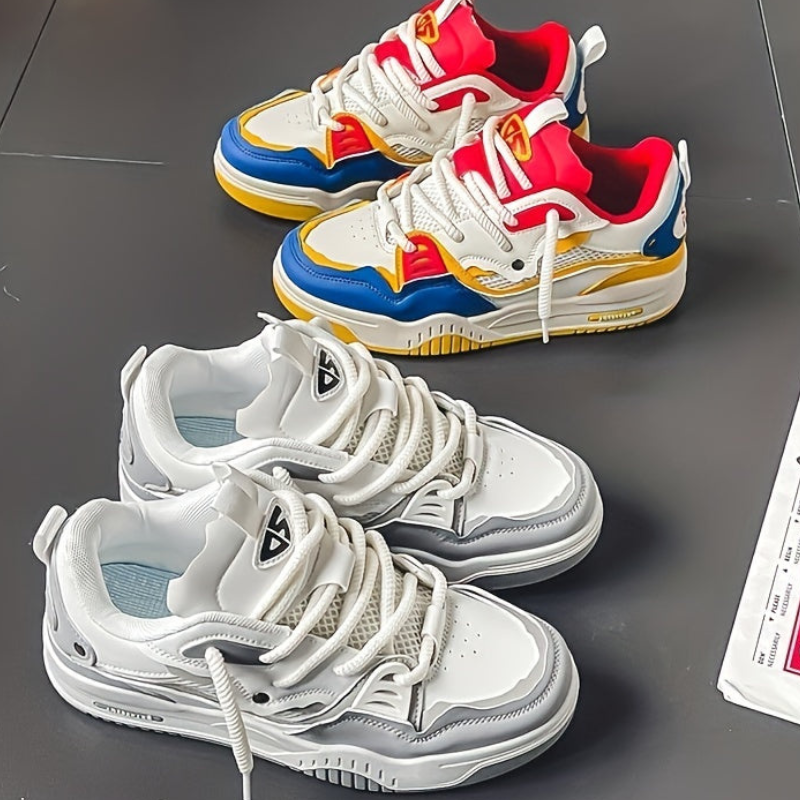 Baskets Homme Légères à Lacets - Style Sneaker Décontracté