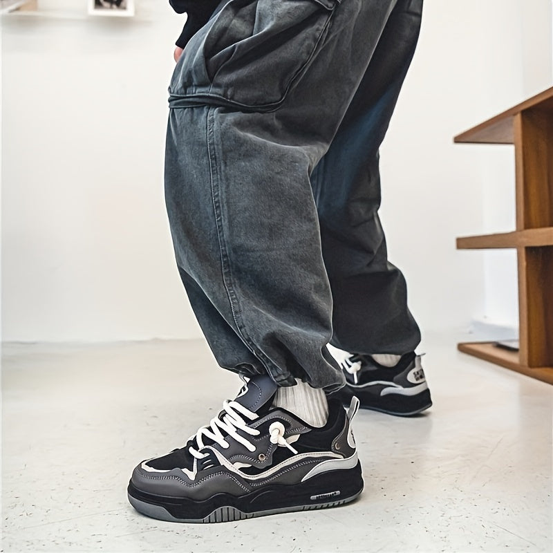 Baskets Homme Légères à Lacets - Style Sneaker Décontracté