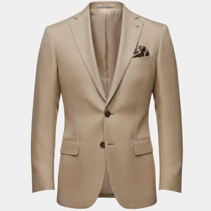 Blazer Homme Coupe Slim Boutonnée - Veste Été Classique