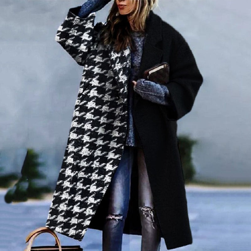 Manteau Femme en Maille Chaude – Coupe Ajustée Intemporelle