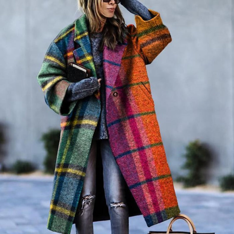 Manteau Femme en Maille Chaude – Coupe Ajustée Intemporelle