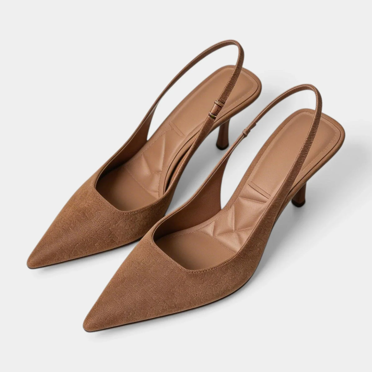 Escarpins Femme Slingback Bout Pointu Talon Fin