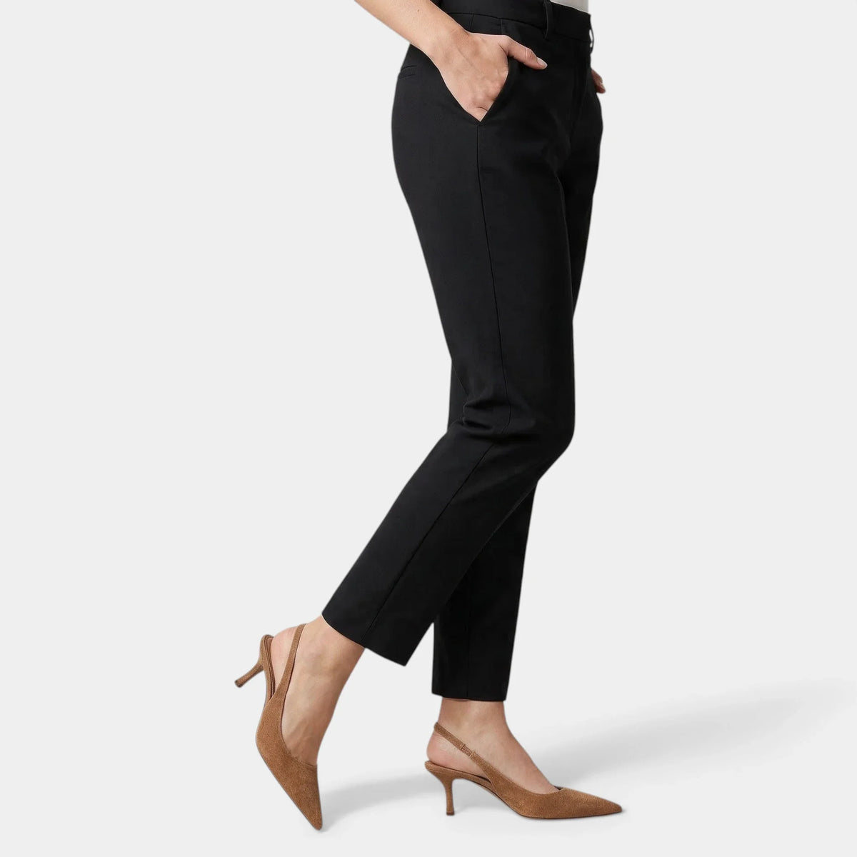 Escarpins Femme Slingback Bout Pointu Talon Fin