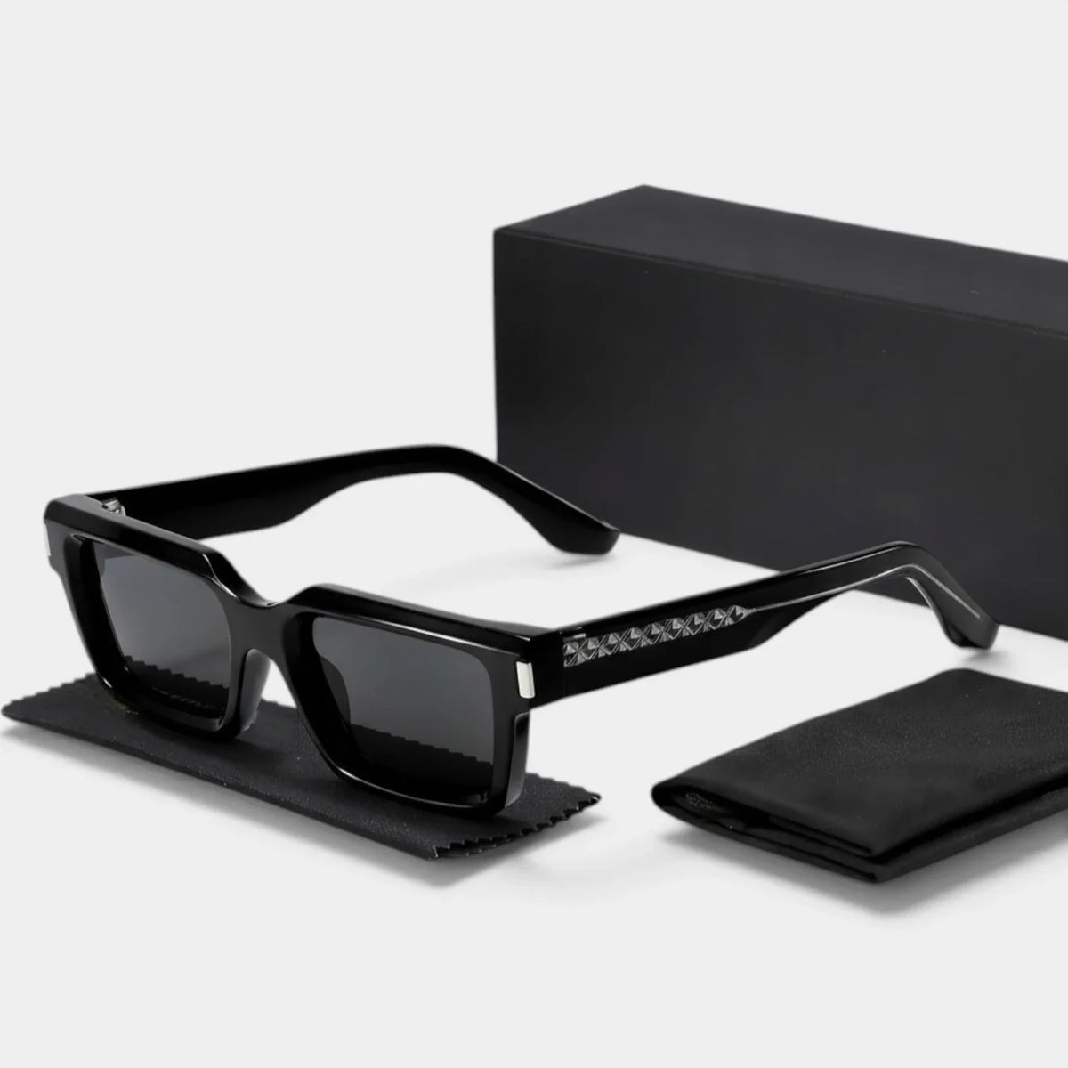 Lunettes Carrées Homme Verres Dégradés Coupe Moderne