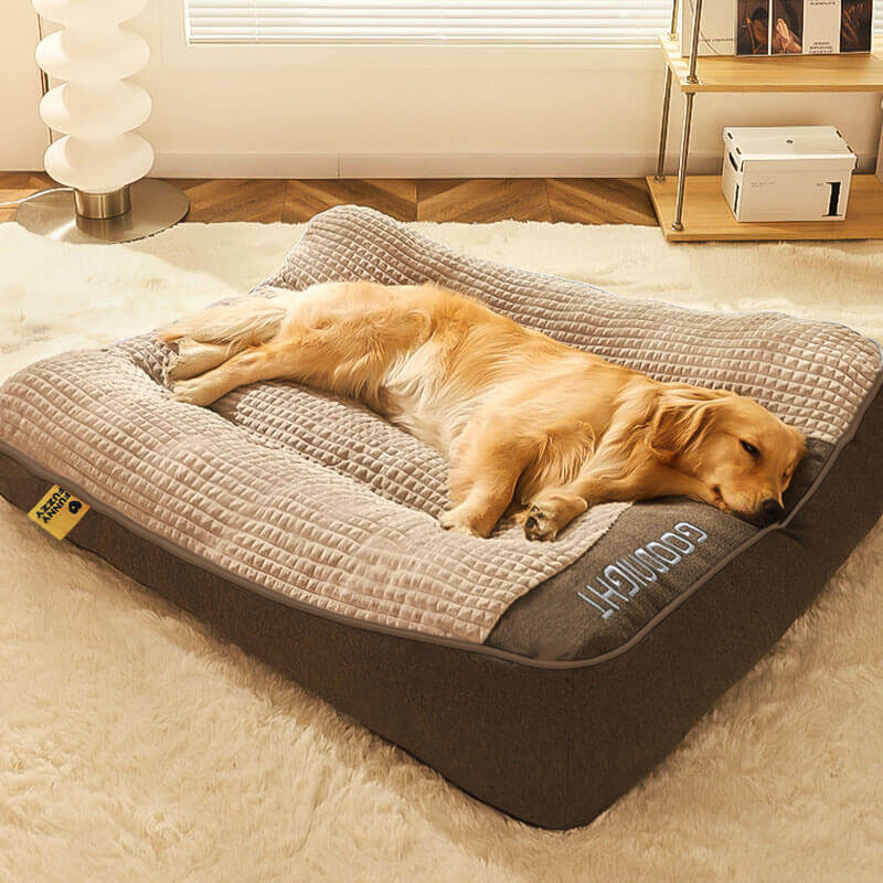 Orthopedic Dog Bed – Large, Thick Support with Removable, Washable Cover for Large Dogs