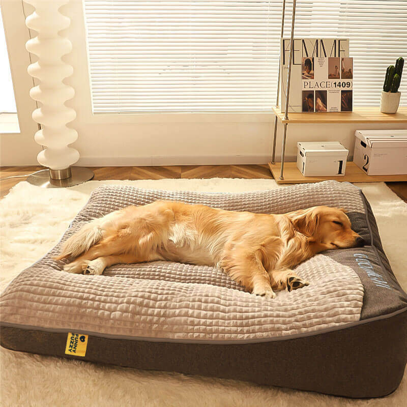 Orthopedic Dog Bed – Large, Thick Support with Removable, Washable Cover for Large Dogs