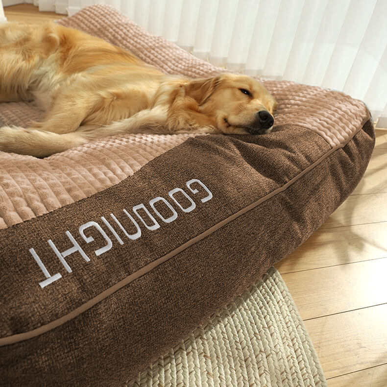 Orthopedic Dog Bed – Large, Thick Support with Removable, Washable Cover for Large Dogs