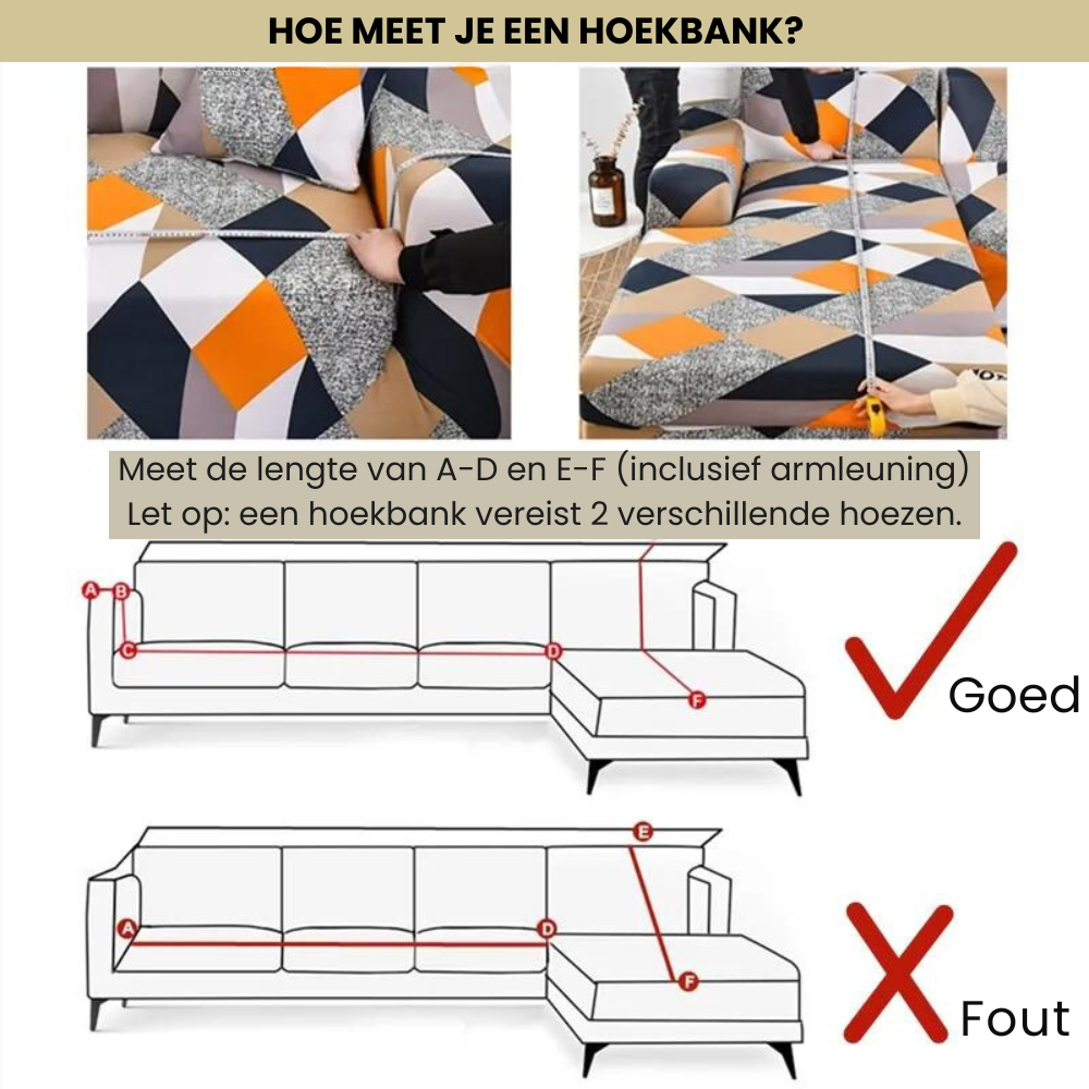 Housse de Canapé Extensible Anti-Taches et Anti-Poils