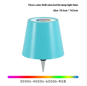 Lampe en Verre – Rechargeable par USB, Luminosité et Couleur Réglables pour une Décoration d'Intérieur Créative