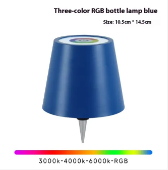 Lampe en Verre – Rechargeable par USB, Luminosité et Couleur Réglables pour une Décoration d'Intérieur Créative
