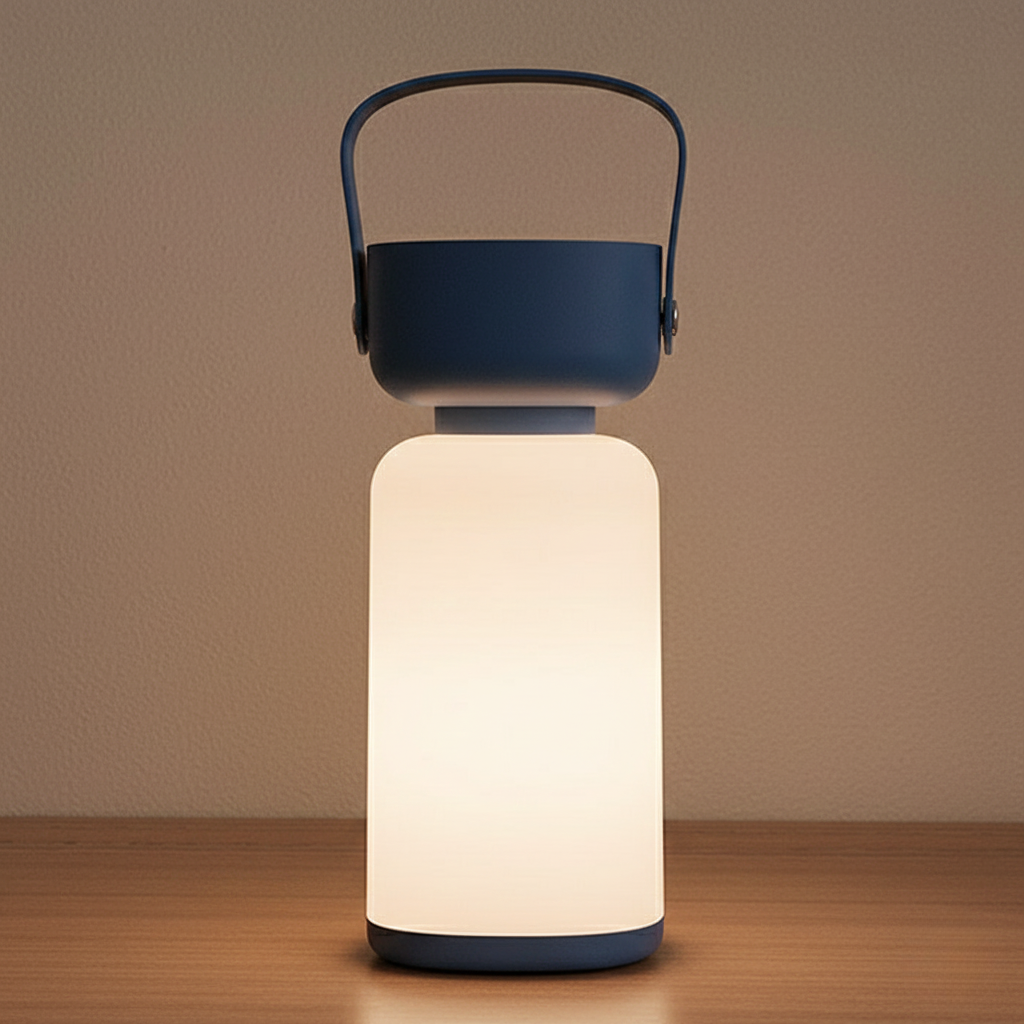 Lampe de Table LED Portable et Étanche - Design Cylindrique Moderne